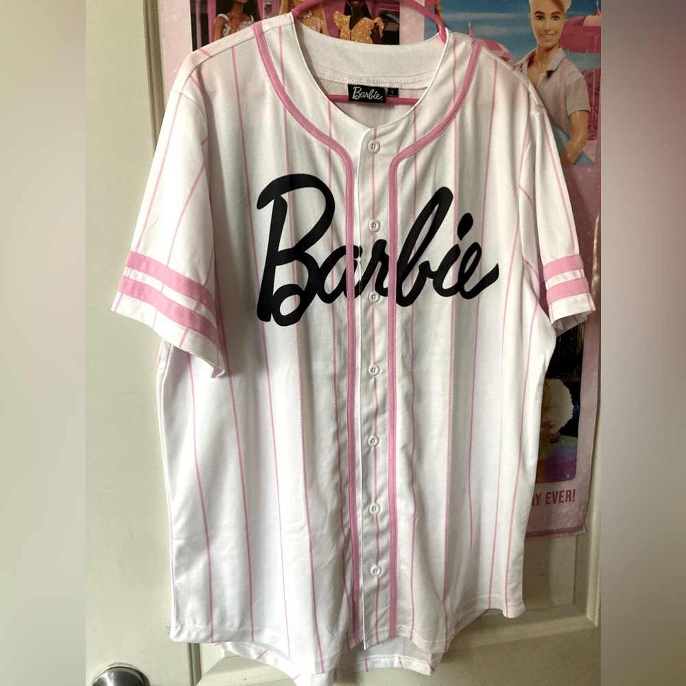 Womens Barbie Jersey Top Shirt